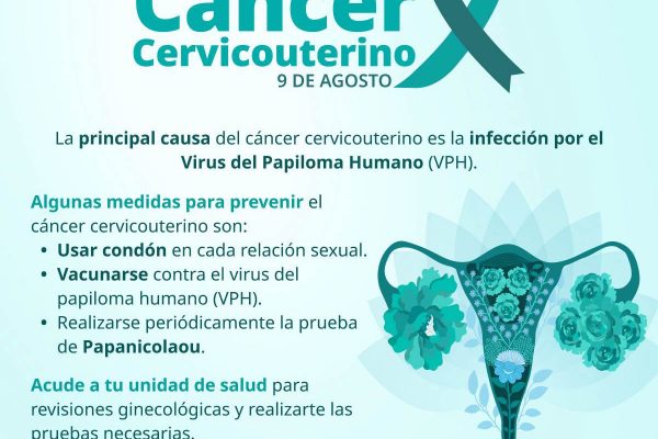 9 de agosto | Día Nacional de la Lucha contra el #cáncercervicouterino