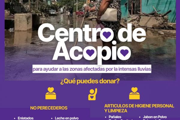 La Secretaria de Salud de Tlaxcala se une como centro de acopio