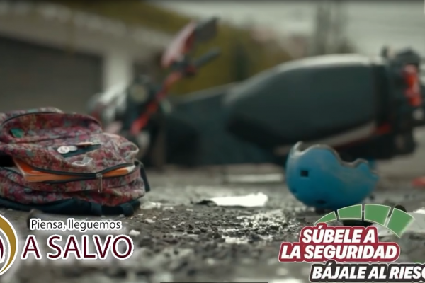 Súbele a la seguridad, bájale al riesgo, ponte a salvo