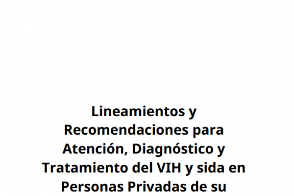 Lineamientos y Recomendaciones para Atención, Diagnóstico y Tratamiento del VIH y sida en Personas Privadas de su Libertad